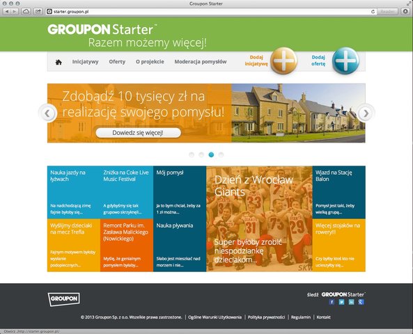 Groupon Starter: Razem możemy więcej!